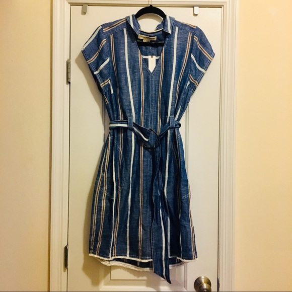 NWT { Anthropologie } Pilcro Striped Dress - Picture 6 of 9